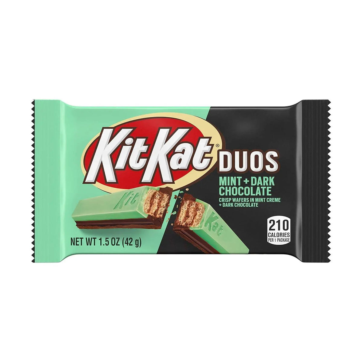 KitKat DUOS pločica s mentom i tamnom čokoladom, pakiranje 42 g