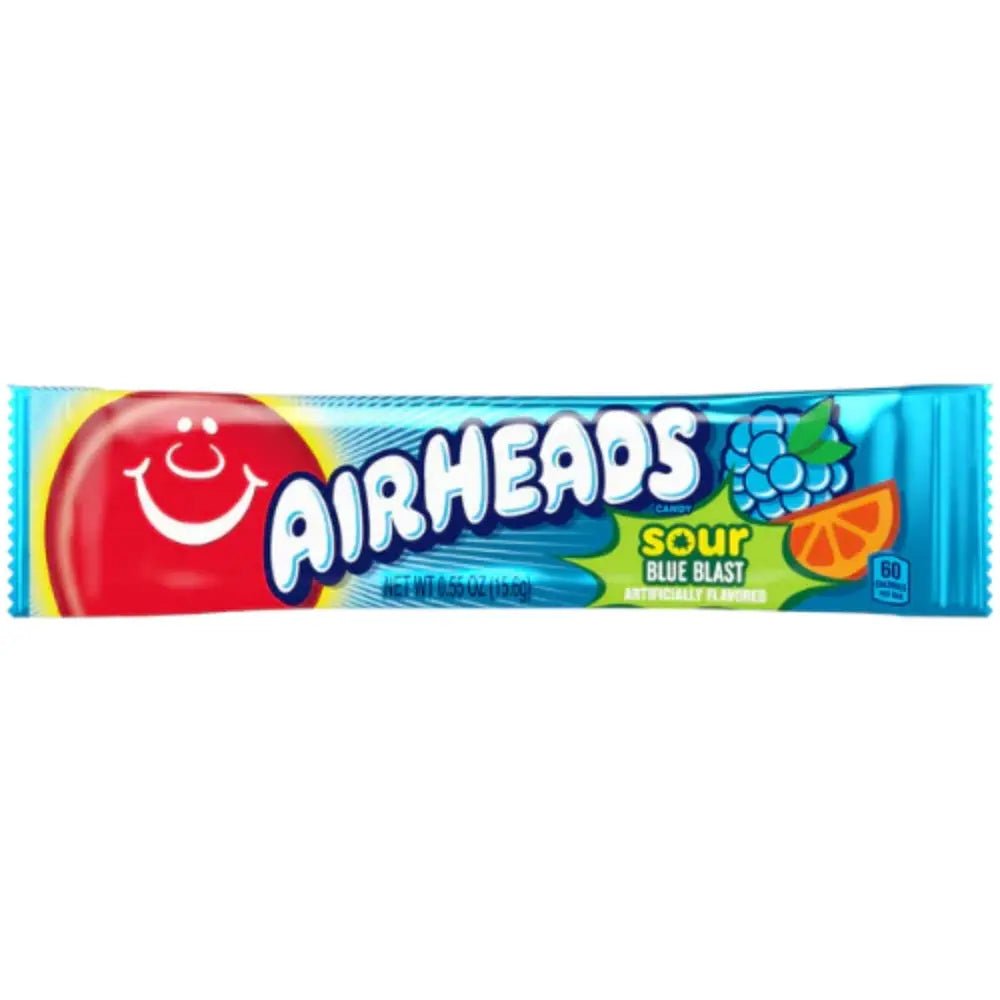 Airheads Bar Sour Blue Blast 16g - OhMyCandyBox