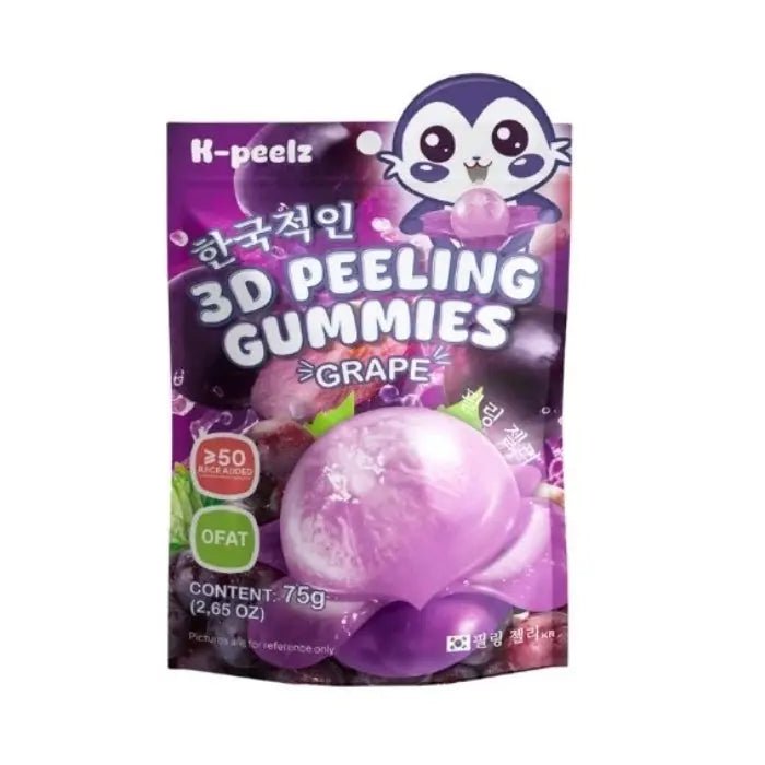 K-Peelz 3D gumene za piling grožđe, ljubičasta vrećica 75 g