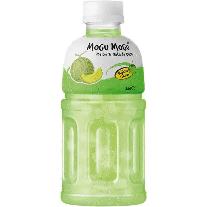 Mogu Mogu boca s pićem od dinje i nata de coco, 320 ml, zelena