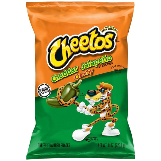 Cheetos Crunchy Cheddar Jalapeno USA 226g