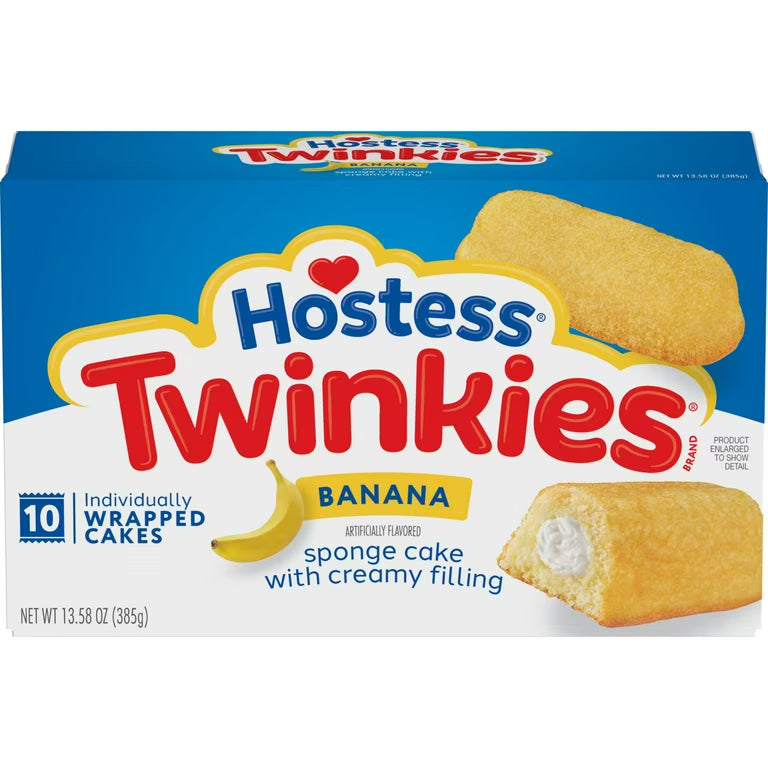 Hostess Twinkies Banana Pack (10x38.5g) 385g - OhMyCandyBox