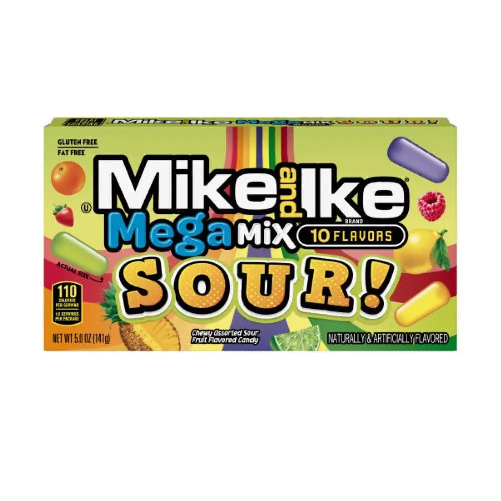 Mike and Ike Mega Mix Sour kutija slatkiša, 10 okusa