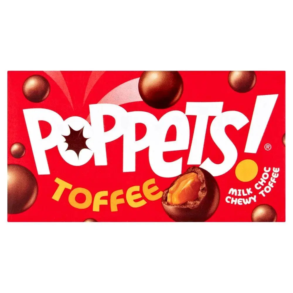 Poppets Milk Choc Coated Chewy Toffee 39g OhMyCandyBox