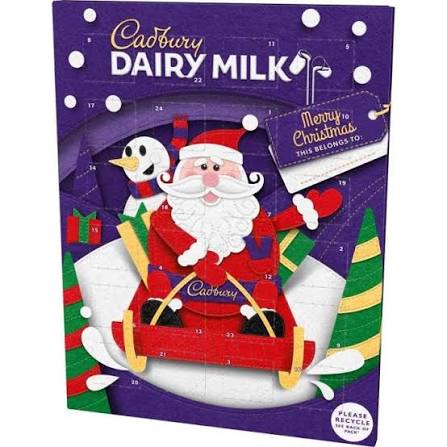 Cadbury Dairy Milk Advent Calendar 90g