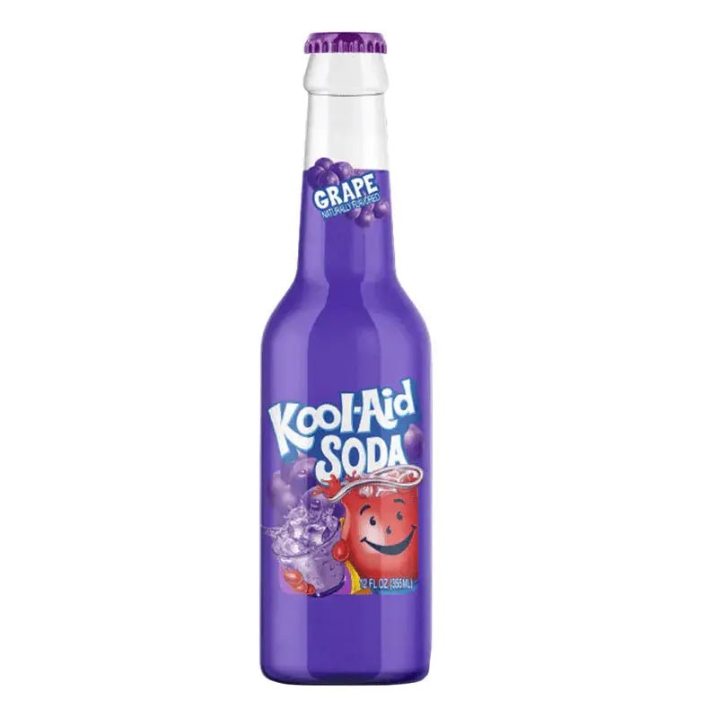Boca Kool-Aid Soda grožđe 355 ml, ljubičasta tekućina i čep