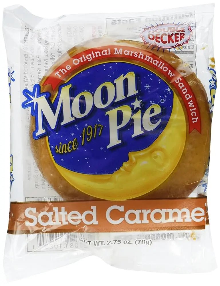 Keksić Moon Pie s okusom slanog karamele u pakiranju