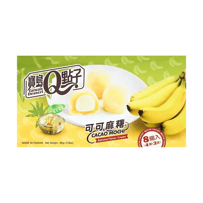 Kutija deserata od banane s kremom i moki mochi, 80 g