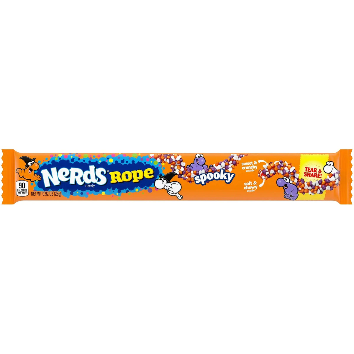 Spooky Nerds Rope slatki konopac u narančastom pakiranju (26 g)